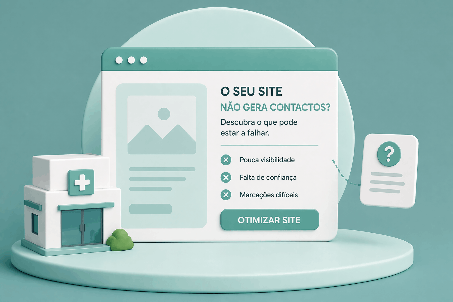 Porque é que o website da sua clínica não está a gerar contactos